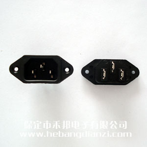 電源座3針
