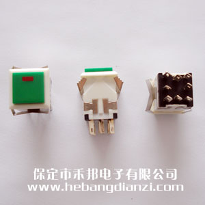 方形開關WPT-22 綠