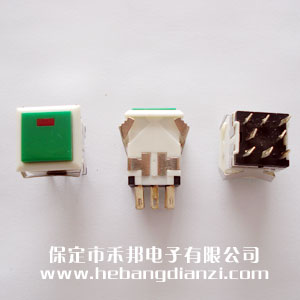 方形開關WPT-21 綠