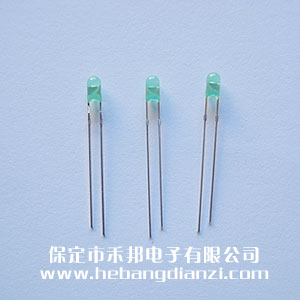 Φ3綠色 無(wú)沿