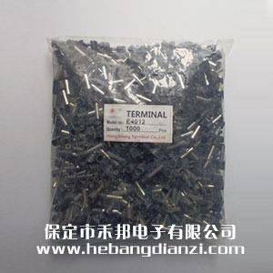 VE管型端子 E4012 內(nèi)孔徑4 黑色