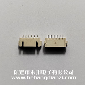 XH2.54-6P臥貼針座